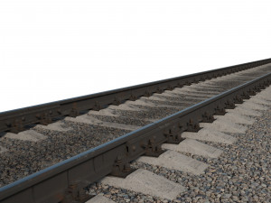 train railway p65 25m 3D मॉडल