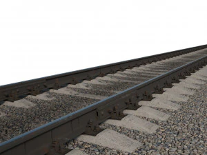 tren ferrocarril p65 25m Modelo 3D