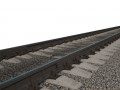train railway p75 25m 3Dモデル