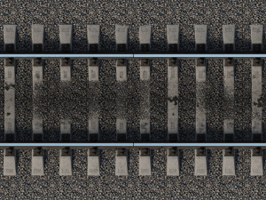train railway p75 25m Modèle 3D