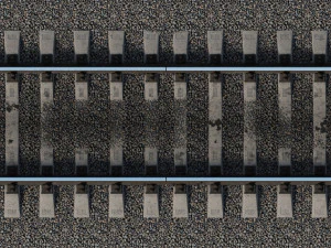 train railway p75 25m 3D Model