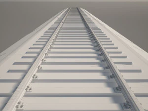 train railway p43 12 5m 3D Model