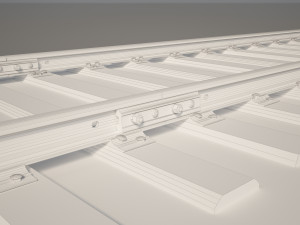 train railway p43 12 5m 3D Model