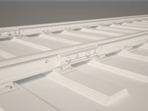 train railway p43 12 5m 3D Model