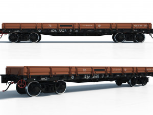 train car platform 13-4012 3D Model