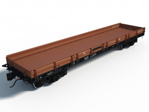 train car platform 13-4012 3Dモデル