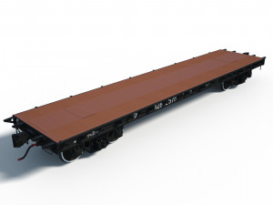 train car platform 13-4012 3Dモデル