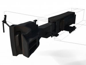 Train Autocoupler SA-3 3D 模型