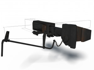 Train Autocoupler SA-3 3D Модель