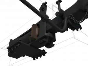 Train Autocoupler SA-3 3D Model