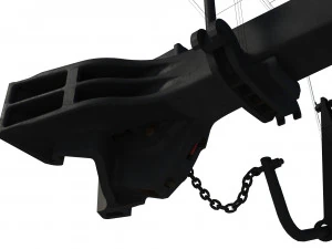 Train Autocoupler SA-3 3D Model