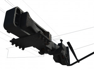 Train Autocoupler SA-3 3D Модель