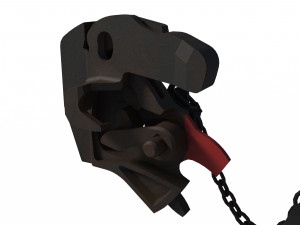 Train Autocoupler SA-3 3D Модель