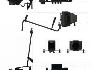 Train Autocoupler SA-3 3D Model