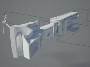Train Autocoupler SA-3 3D Модель