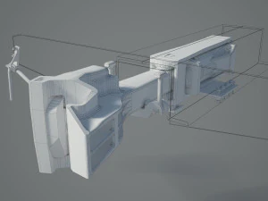 Train Autocoupler SA-3 3D Model