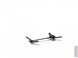 Train car Hopper 20-4015 3D Model