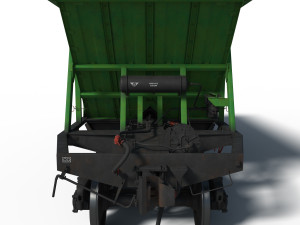Train car Hopper 20-4015 3D Model