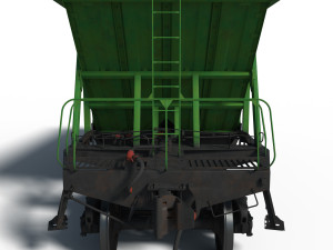 Train car Hopper 20-4015 3D Model