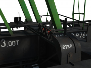 Train car Hopper 20-4015 3D Model