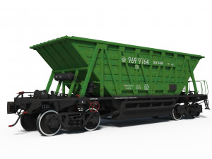 Train car Hopper 20-4015 3D Model