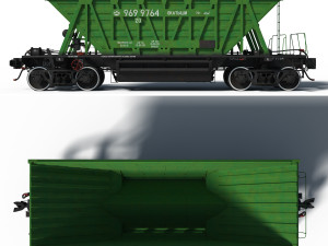 Train car Hopper 20-4015 3D Model