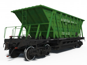 Train car Hopper 20-4015 3D Model