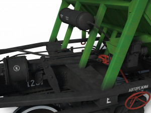 Train car Hopper 20-4015 3D Model