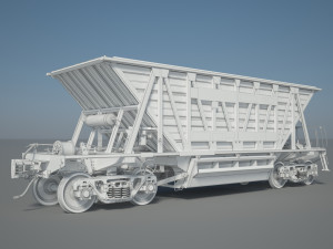Train car Hopper 20-4015 3D Model
