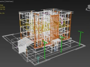 residential building 3D Model