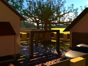 suburban house Modelo 3D
