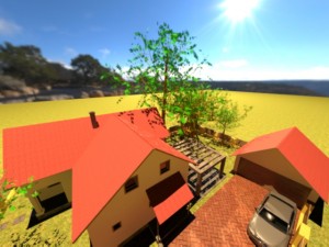 suburban house Modelo 3D
