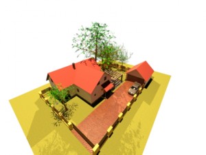 suburban house Modelo 3D