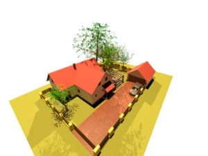 suburban house 3D Model