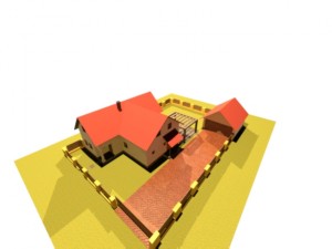 suburban house Modelo 3D