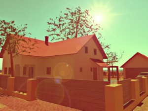 suburban house 3D Модель