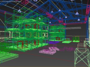 modular warehouse and warehouse demo Modèle 3D