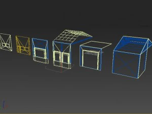 modular warehouse and warehouse demo 3D Model