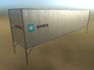 shipping container 3D-Modell