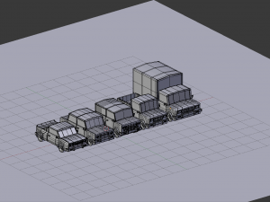 car pack cartoon 3D Model