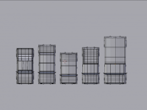 car pack cartoon 3D Model