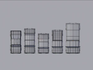 car pack cartoon 3D Model