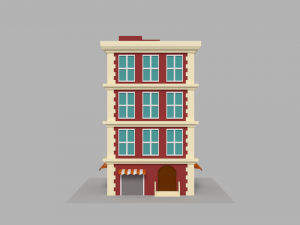 city building 3D 模型