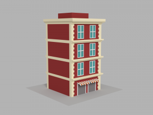city building 3D 模型