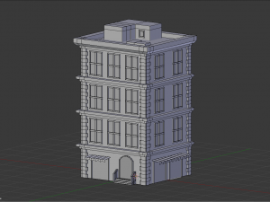 city building 3D 模型