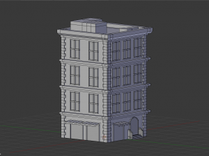 city building 3D 模型