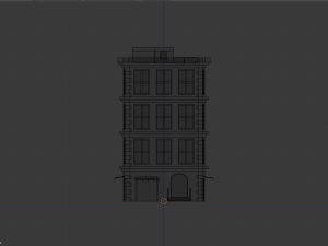 city building 3D 模型