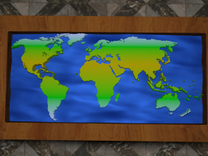 world map Modelo 3D