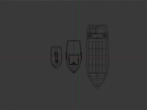 low poly ships pack 3D Model