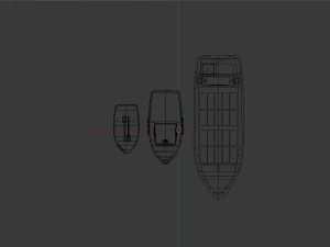 low poly ships pack 3D Model